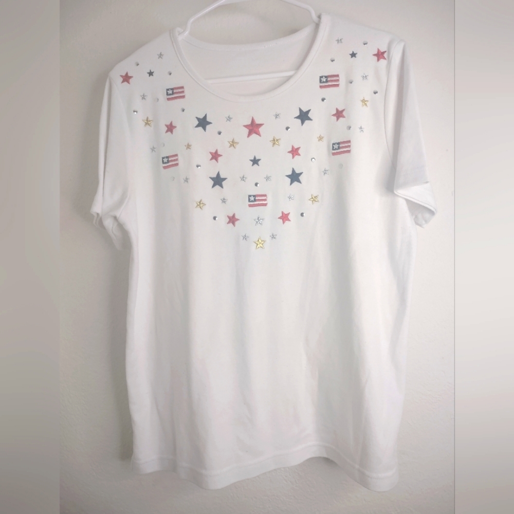Women's stars and stripes tee shirt